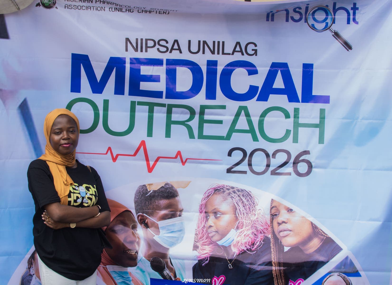 NIPSA students serving during outreach